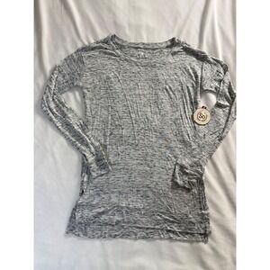 SO Authentic American Heritage Long Sleeve Knit Top Black Pearl XS JG63K024RN